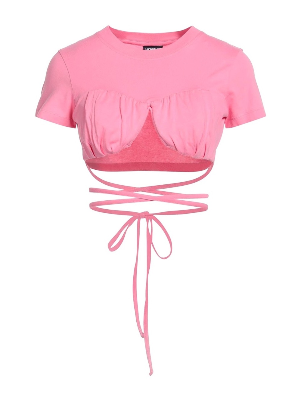 NWT AUTH JACQUEMUS Pink 'Le T-Shirt Baci' T-Shirt SZ M